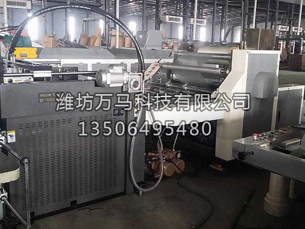 手动覆膜机加装飞达送纸